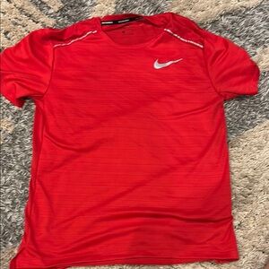 Nike Men's Red Running Shirt Small
